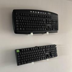 Keyboard Wall Mount 3D Printer Model