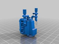 V8 Engine 3D Printer Model