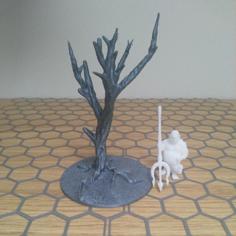 Tree Terrain 28mm Wargaming Terrain 3D Printer Model