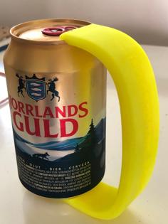 Europe Standard 33cl Beer Can Handle 3D Printer Model