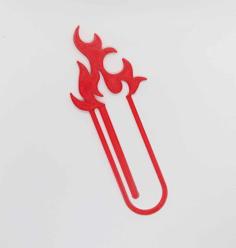 Fire 1 Bookmark 3D Printer Model