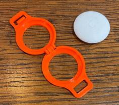 *Apple AirTag Keyring Case Print In Place 3D Printer Model