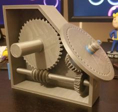 Dividing Head 3D Printer Model