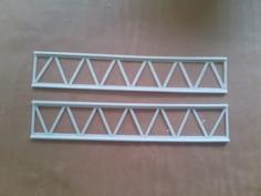 1:76 OO Or HO Gauge Girder Bridge 3D Printer Model