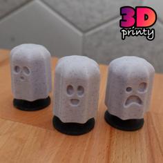 Ghost Bobblehead 3D Printer Model