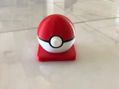 Pokeball Stand 3D Printer Model