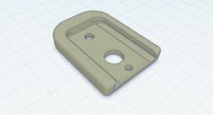 Magazine Base Pad For Umarex / GHK Glock 17 3D Printer Model