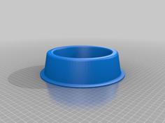 Metal Pet Bowl With Rubber Rim 3D Printer Model