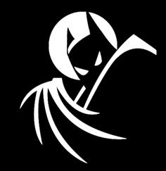 Batman Stencil 10 3D Printer Model