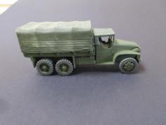 Mack No US Truck WW2 1/100 Scale 3D Printer Model