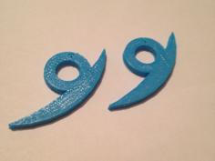 Orochimaru Earrings 3D Printer Model