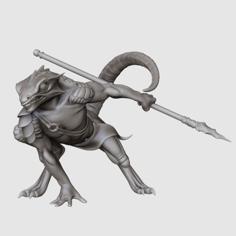 Lizardman 3D Printer Model