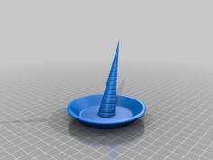 Unicorn Ring Holder 3D Printer Model