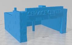 Service Center Garage 3D Printer Model