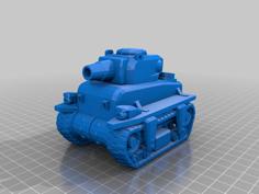 Wee Tank – Goblin Shooting Tank 3D Printer Model