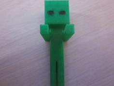 Minecraft Zombie 3D Printer Model