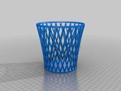 Pen Pencil Organizer Basket 3D Printer Model