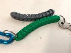 Snake Keychain 3D Printer Model