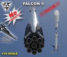 Falcon 9 Model 3D Printer Model