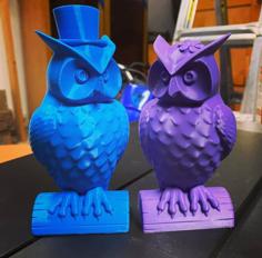 Owl Couple 3D Printer Model