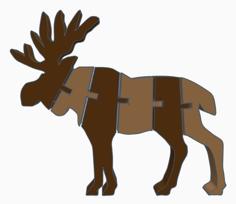 Flexi Moose Remix 3D Printer Model