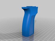 VZ-61 Scorpion Pistol Grip + Etu 3D Printer Model