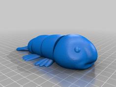 Articulated Blobfish – Print In Place 3D Printer Model