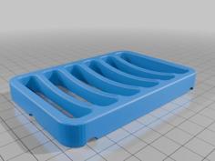 Soap Tray With Drain Holes 3D Printer Model