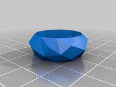 Low-Poly Ring 3D Printer Model