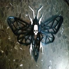 Geometric Moth 3D Printer Model