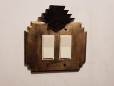 Art Deco Decora Switch Plate 3D Printer Model