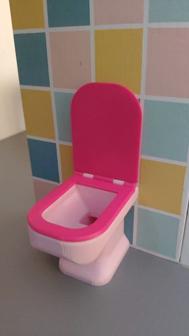 Mini Toilet 3D Printer Model