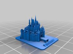 Cinderella’s Castle 3D Printer Model