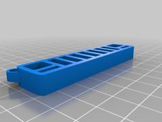 Jeep XJ Grill Silhouette Keychain 3D Printer Model