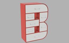 B Drawers 3D Printer Model