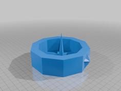 Star Spike Ashtray 3D Printer Model