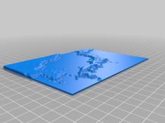 Korea Japan Map 3D Printer Model