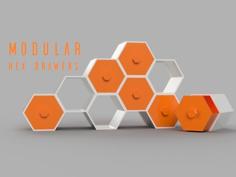 Modular Hex Drawers 3D Printer Model