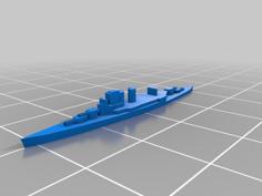 Royal Navy Battle Cruisers 3D Printer Model