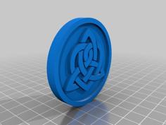 Celtic Love Knot Stamp 3D Printer Model