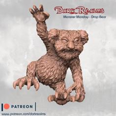 Monster Monday – Drop Bear 3D Printer Model