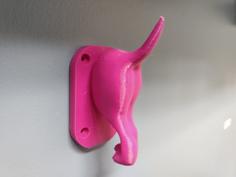 Dog Wall Hook 3D Printer Model