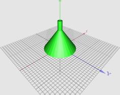 Day 9: Funnel, Parametric 3D Printer Model