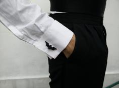 Batman Cufflinks 3D Printer Model