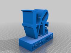 Love Sculpture (with Pedestal) 3D Printer Model