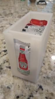 Sauce Packet Storage 3D Printer Model