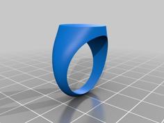 Signet Ring 3D Printer Model