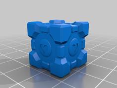 Companion Cube Keycap 3D Printer Model