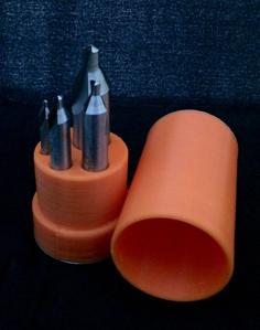 Center Drill Bit Case 3D Printer Model