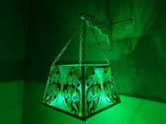 Chandelier, Night Light Butterfly 3D Printer Model